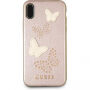 Carcasă Guess Studs and Sparkle, pentru iPhone X - roz-auriu