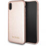 Carcasă Guess Iridescent, pentru iPhone X - roz-auriu