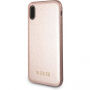 Carcasă Guess Iridescent, pentru iPhone X - roz-auriu