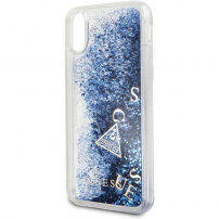 Carcasă Guess Liquid, pentru iPhone X - albastru