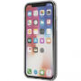 Husă Guess Liquid Glitter, pentru iPhone X - argintiu