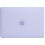 Husă transparentă mată cu suport rabatabil pentru MacBook Air 13" (A2681 / A3113 / A3240) - violet