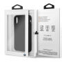 Husă din silicon BMW TPU, pentru iPhone X - negru