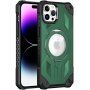 Husă super rezistentă cu MagSafe și suport rabatabil pentru iPhone 11 Pro Max - verde