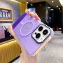 Husă transparentă cu MagSafe pentru iPhone 11 Pro Max - violet