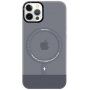 Husă transparentă cu MagSafe pentru iPhone 11 Pro Max - gri