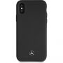 Husă Mercedes Lining, din silicon, pentru iPhone X - negru