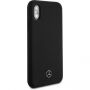 Husă Mercedes Lining, din silicon, pentru iPhone X - negru