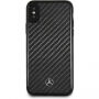 Carcasă Mercedes Hard case Dynamic Carbon, pentru iPhone X - negru