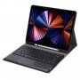 Carcasă cu tastatură, touchpad și spațiu pentru Apple Pencil pentru iPad Pro 12,9" (2018-2022) - roz
