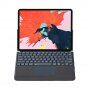 Carcasă magnetică cu tastatură iluminată integrată și touchpad pentru iPad Pro 12,9" (2018-2022) - negru