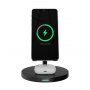 Stand de încărcare magnetic 3în1 cu lumină de noapte pentru iPhone / Apple Watch / Airpods - negru