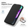DUX DUCIS Skin X husă flip cu MagSafe pentru iPhone 15 - negru