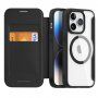 DUX DUCIS Skin X husă flip cu MagSafe pentru iPhone 15 Pro - negru