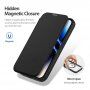 DUX DUCIS Skin X husă flip cu MagSafe pentru iPhone 15 Pro - negru