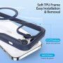 DUX DUCIS Skin X husă flip cu MagSafe pentru iPhone 15 Pro - albastru închis