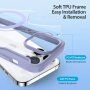 DUX DUCIS Skin X husă flip cu MagSafe pentru iPhone 15 Pro - violet