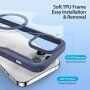 DUX DUCIS Skin X husă flip cu MagSafe pentru iPhone 15 Pro Max - albastru închis
