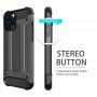 Carcasă Super rezistentă "Armor", pentru iPhone 15 - argintiu