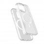 Husă transparentă cu MagSafe pentru iPhone 15 Pro Max - transparent