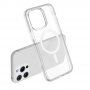 Husă transparentă cu MagSafe pentru iPhone 15 Pro Max - transparent