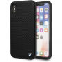 Husă BMW Signature, pentru iPhone X / XS - negru