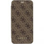 Husă Guess Charms Book 4G, pentru iPhone X - maro
