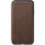 Husă Nomad Folio Leather case, pentru Apple iPhone XS Max - maro