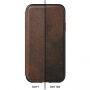 Husă Nomad Folio Leather case, pentru Apple iPhone XS Max - maro