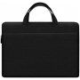 BUBM geantă universală elegantă pentru MacBook de 16" - negru