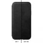 Husă Nomad Folio Leather case, pentru Apple iPhone XS / X - negru