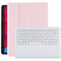 Carcasă cu tastatură și spațiu pentru Apple Pencil pentru iPad Pro 12,9" (2018-2022) - roz deschis