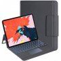Carcasă magnetică cu tastatură iluminată integrată și touchpad pentru iPad Pro 12,9" (2018-2022) - negru