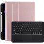 Carcasă cu tastatură, touchpad și spațiu pentru Apple Pencil pentru iPad Pro 12,9" (2018-2022) - roz