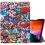Carcasă cu spațiu pentru Apple Pencil și funcție de adormire pentru iPad Pro 12,9" (2018-2022) - graffiti