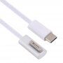 Cablu de încărcare cu conectori USB-C / MagSafe 2 (tvar L) pentru MacBook - 1,6m - alb