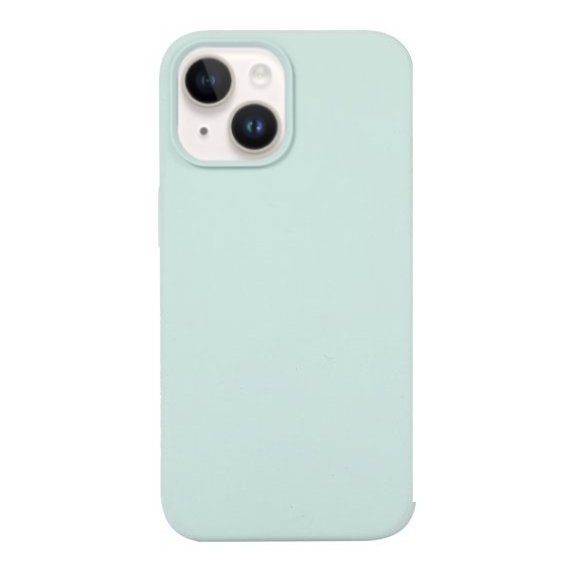 Carcasă din silicon pentru iPhone 15 Plus - mentol