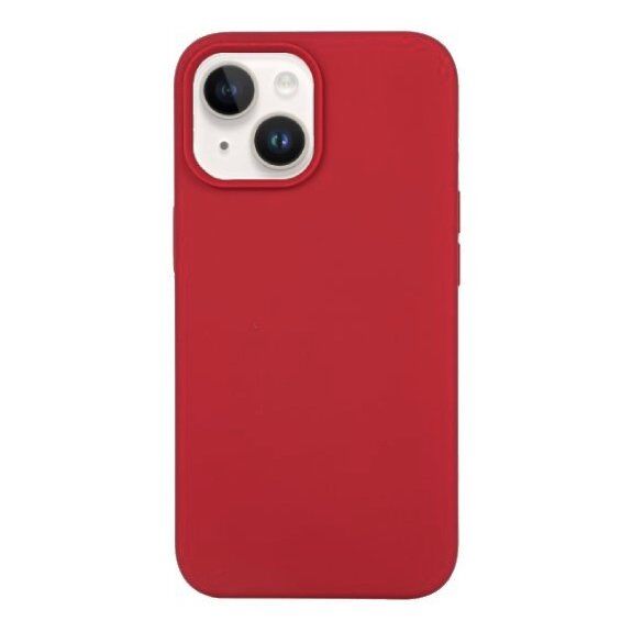 Carcasă din silicon pentru iPhone 15 Plus - roșu