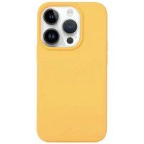 Carcasă din silicon pentru iPhone 15 Pro - galben