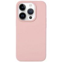 Carcasă din silicon pentru iPhone 15 Pro Max - roz nisipos