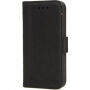 Husă Decoded Leather Wallet, pentru Apple iPhone SE (2016) / 5S - negru