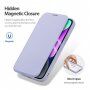 DUX DUCIS Skin X husă flip cu MagSafe pentru iPhone 15 - violet