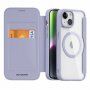 DUX DUCIS Skin X husă flip cu MagSafe pentru iPhone 15 - violet