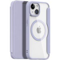 DUX DUCIS Skin X husă flip cu MagSafe pentru iPhone 15 - violet
