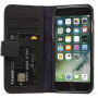 Husă Decoded Leather Wallet, pentru Apple iPhone SE (2020/2022) / 8 / 7 / 6S - negru