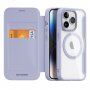 DUX DUCIS Skin X husă flip cu MagSafe pentru iPhone 15 Pro - violet