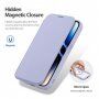 DUX DUCIS Skin X husă flip cu MagSafe pentru iPhone 15 Pro - violet