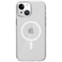 Husă transparentă cu MagSafe pentru iPhone 15 - transparent