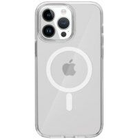 Husă transparentă cu MagSafe pentru iPhone 15 Pro - transparent