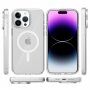 Husă transparentă cu MagSafe pentru iPhone 15 Pro Max - transparent
